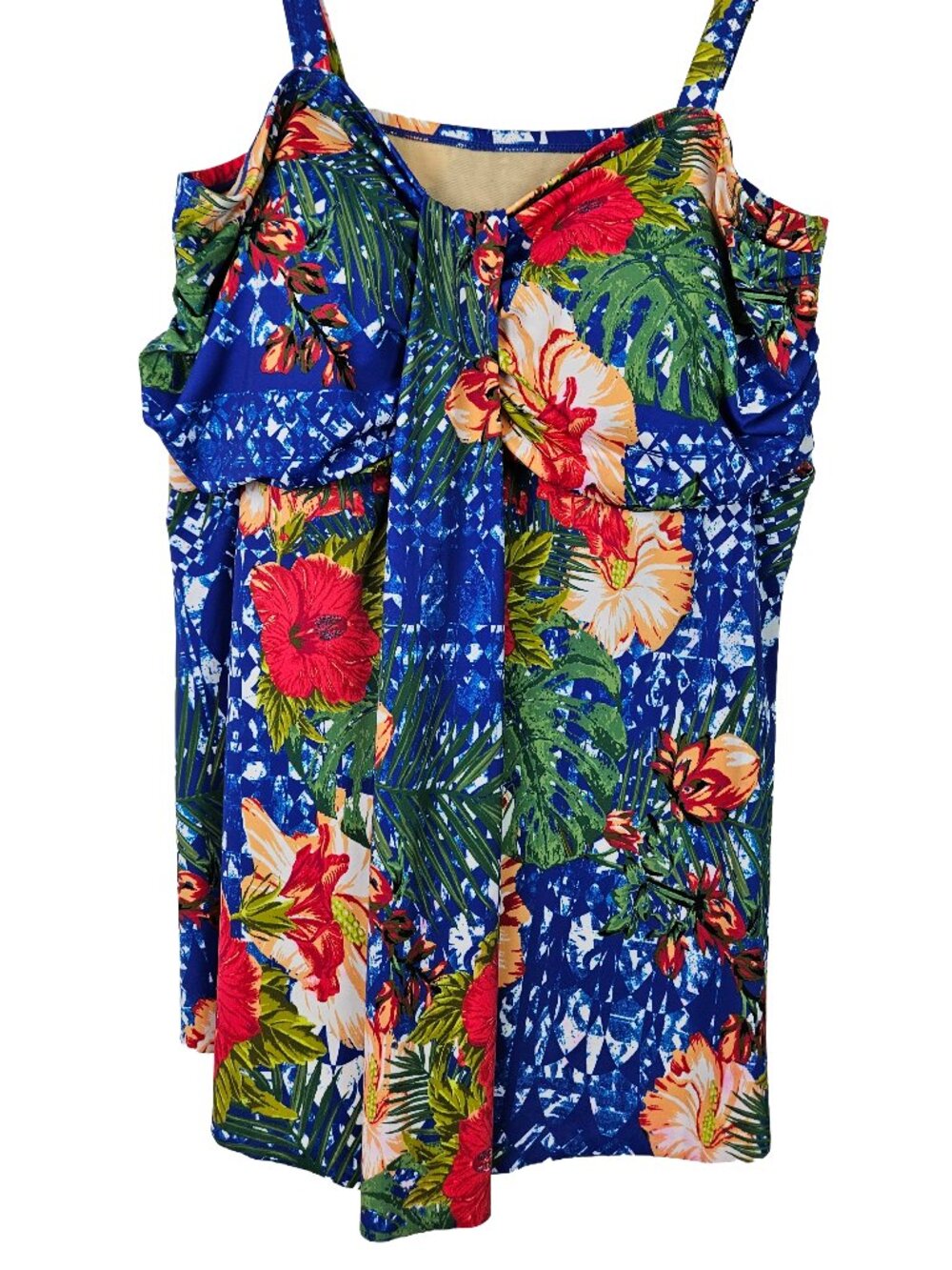 Swimsuits For All Floral Tankini Top 22